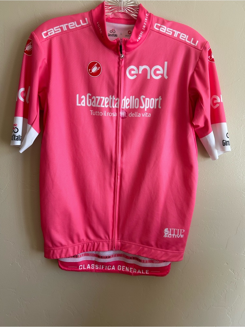 2018 Giro D Italia Maglia Rosa Jersey by Castelli